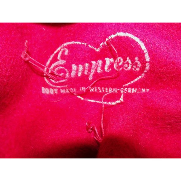 Vintage Fuchsia Pink Empress Turban Style Clochet Hat pinup retro rockabilly - Picture 9 of 10